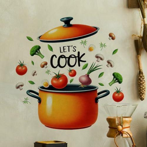 Let’s Cook Wall Decal - Vinilo decorativo para cocina miniatura 6
