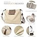 Large Crossbody Bag for Women Fabric Nylon Casual Commuter Bag Trendy Fashion Hobo Shoulder Bag Ladies Travel Handbag