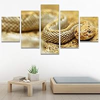 SIGNWIN 5 Panel Canvas Wall Art Coiling Around for Home Decorations Ready to Hang - 60