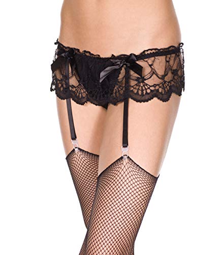 Image of ToBeInStyle Women's Lace Classic Elegant Sheer Garter Belt
