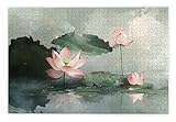 Puzzle 2000 Pièces Adultes, Puzzle Lotus pour Adulte, Grand Puzzles Bois avec Boite Cadeau, Jeu de Concentration pour Adultes, 2000 Pièces Puzzles pour Décoration Murale Maison, Cadeau Femme, T-98
