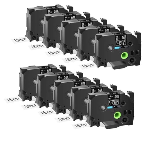 ���x�����[�J�[���f���p��5/10pk�X�e���V��STE-141 STE-151 STE-161 18/24/36mm�u���b�N���x��PT330 PT1600����ѓ��l�̃f�o�C�X�ƌ݊���(10PK 18mm Ste-141)