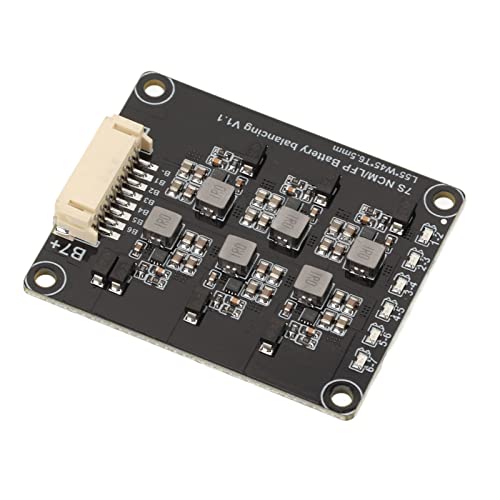Placa ecualizadora activa para baterías LFP de 7 celdas con corriente de balanceo de 1,2 A, transferencia inductiva de energía y MOS de ultra baja resistencia interna para igualación de voltaje en configuración 7S miniatura 6