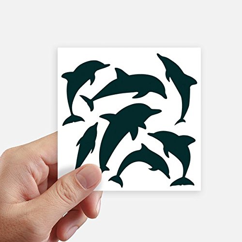 Sticker requin bleu océan 10cm pour masquer les rayures de PC - 2