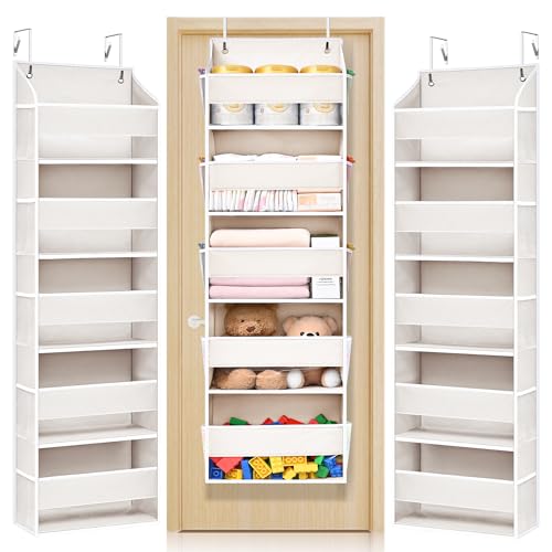 Image of ULG 2 Pack 5-tier Over the Door Organizer Beige