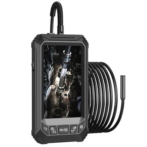 HYZHANHONG 5m,5-Inch Large Screen High-Definition Endoscope Single Lens IP67 Waterproof Endoscope Suitable for Home Appliance Detection/Disaster Rescue