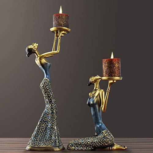 LANTAO Candle Holders Retro Living Room Dining Table Home Romantic
