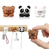 Top selection – Set of 2/3 multifunctional cute wire desk organizers and cable clips. Practical hooks to secure mouse cables, earphone wires and data cables. No nails or marks needed