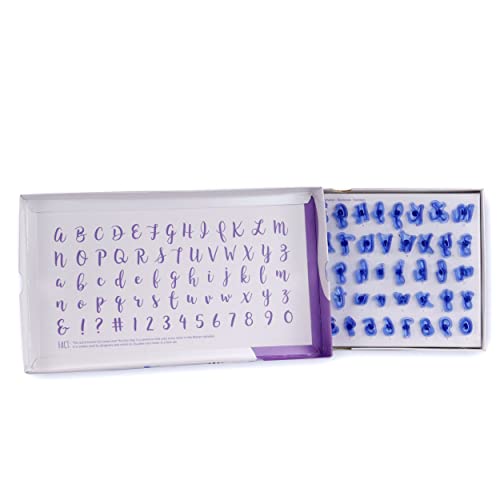 Pme Fun Fonts Cupcake & Cookie Stamping Set Of 66, Blue, Standard #TOP5