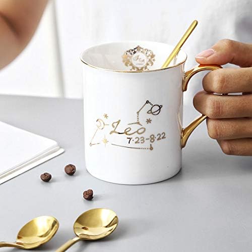 Pack of 8, Gold Plated Stainless Steel Espresso Spoons, SourceTon Mini Teaspoons Set for Coffee Sugar Dessert Cake Ice Cream Soup Antipasto Cappuccino, 5.3 Inch