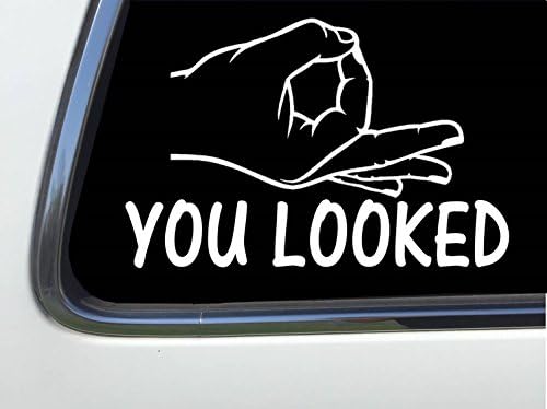 thatlilcabin - Circle Game Hand You Looked 6" Vinyl Sticker Decal AS1277
