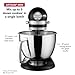 KitchenAid Artisan Mini 3.5 Quart Tilt-Head Stand Mixer - KSM3316X - Black Matte