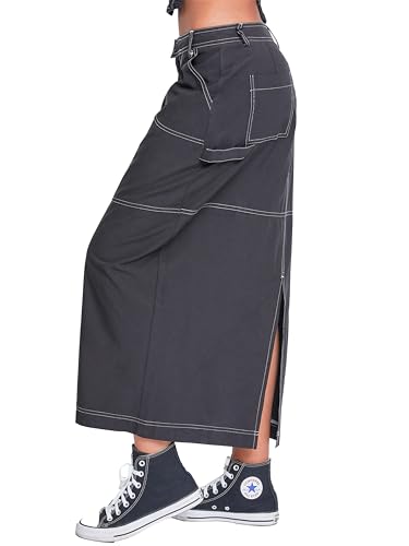 YMI Jeans Women's Cargo Maxi Skirt2