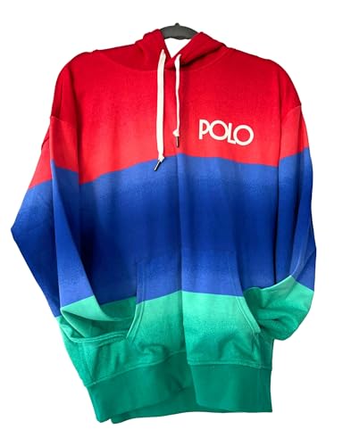POLO RALPH LAUREN Men's Long Sleeve Sweater, Ombre Multi, M3