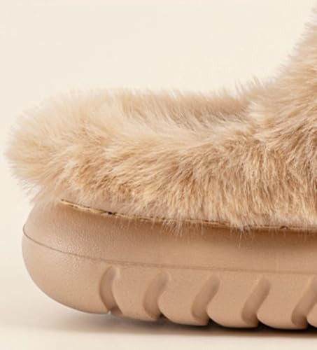 Fuzzy Dog Slippers for Women House Slippers Cute Animal Fluffy Furry Women's Warm Winter Slipper Indoor 20254