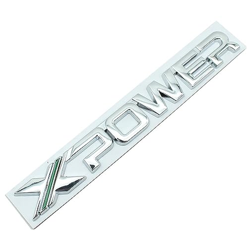 PartyUnix emblèmes Autocollant Voiture 3D Logo métal Insigne pour MG6/5 X XPOWER Latéral Corps Queue de Coffre Badges Accessoires Collants,C
