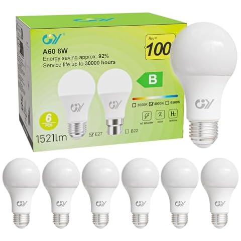 GY Ampoule LED E27 8W Cover