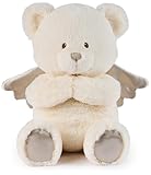 GUND Baby Angel Bear with Wings, Spiritual Teddy Bear with Chime Sound, Sensory Toy for Babies and Newborns, White, 9”