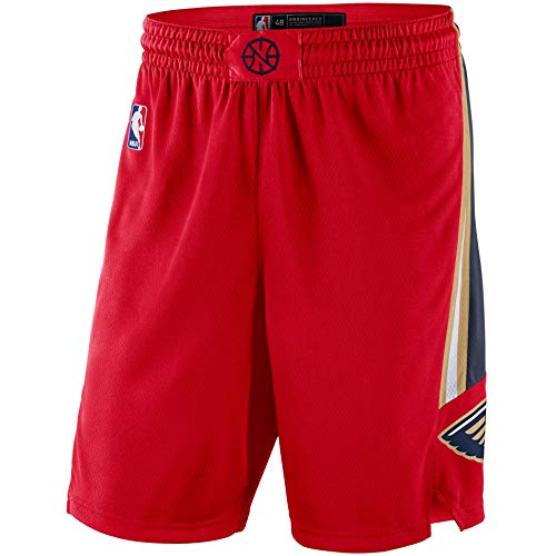 New Orleans Pelicans Youth 8-20 Official Swingman Dri-Tek Performance Shorts (Youth - X-Large, New Orleans Pelicans Red Statement Edition Shorts)