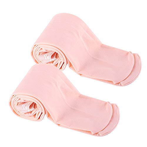 La Melodie Girls' Pro Footed Ballet Tights, Dance Tight for Toddlers/Kids/Boys (2 Pairs,M)