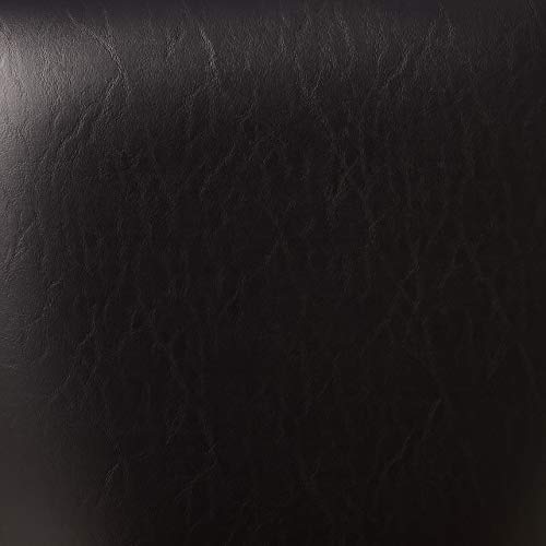Image of Flash Furniture 4 Pack HERCULES Series Vertical Slat Back Walnut Wood Restaurant Chair - Black Vinyl Seat | Vertical Slat Back, Wood FrameVinyl Upholstery, Durable Construction, Commercial Use