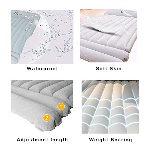 LoveTesla Universal SUV Air Mattress,Car Travel Inflatable Mattress for Tesla Model S Model X 5 Seats, Air Bed Cushion for Camping Outdoor Home
