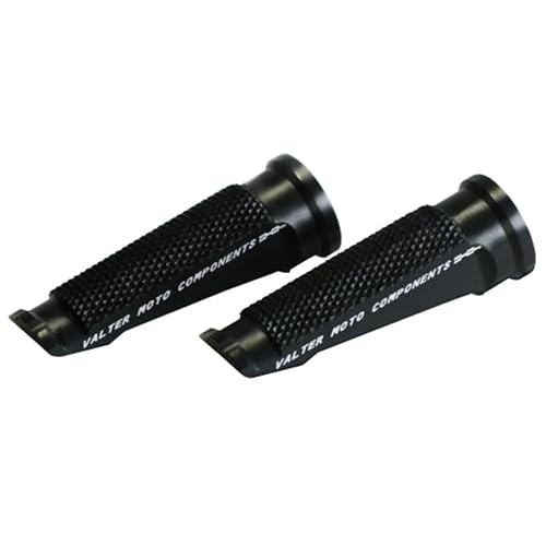 Valter Moto 1181696 Pedane Poggiapiedi, Colore Nero