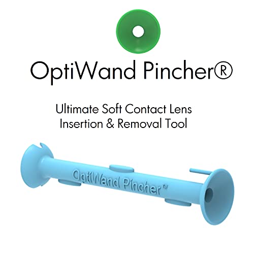 OptiWand Pincher Soft Contact Lens Inserting Removing Tool. Helper to Pinch Eye Lenses for Removal. Applicator Inserter Remover Extractor Device. Gift Eyes Contacts Insertion Removal Solution Stick - Thumbnail 7