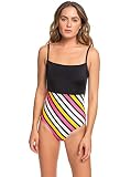 Roxy Pop Surf Fashion One-Piece Swimsuit Anthracite Pop Surf Two LG