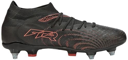 PUMA Unisex Future 9 Match MXSG Fußballschuh, schwarz-leuchtendes Rot, Starkes Grau, Größe 44, Puma Schwarz leuchtendes Rot, Starkes Grau… – Ansicht 2