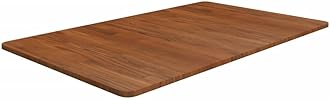 vidaXL Solid Wood Bathroom Countertop - Dark Brown Treated Oak Tabletop - Multipurpose Desk Surface - 100x60x1.5cm