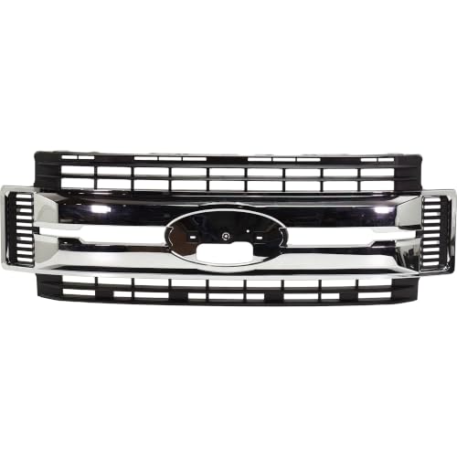 Image of Garage-Pro Grille Assembly For Ford F-250 Super Duty 2017-2019 Chrome