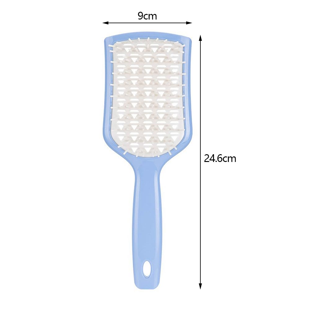XIZONLIN Hair Brush Detangling Brush for Women Men Girls Boys Massage Brush Vented Detangler Brush for Long Short Thick Wet Dry Curly Straight Hair White Blue - Image 2