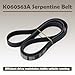 VAINELY K060563A Serpentine Belt Compatible with Nissan Rogue Altima, Replace 6PK1429A A060563 563K6A 4060562F Automotive V-Ribbed Belt