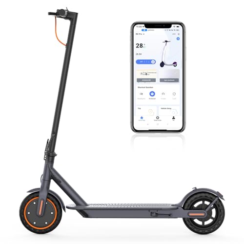 Riceel R30 Monopattino Elettrico con Freccia Direzionale, Scooter elettrico pieghevole,Velocità Fino a 25 Km/h, 20-30Km di Autonomia, 8.5' Pneumatici Solidi, Carico massimo 120 kg, Doppia frenata