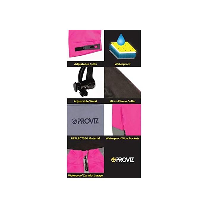 Proviz Women's Waterproof Cycling Jacket - Image 5
