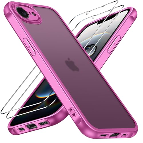 Image of ivoler 3-in-1 Case for iPhone 17e /16e 6.1 inch, Pink