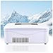 Produktbild REAQER Tragbare Insulin-Kühlbox 2-18 ° C gekühlte Box Kühltasche Reefer Car Kühlschrank Größe 21 * 10 * 9cm für Auto, Reisen, Flugzeug