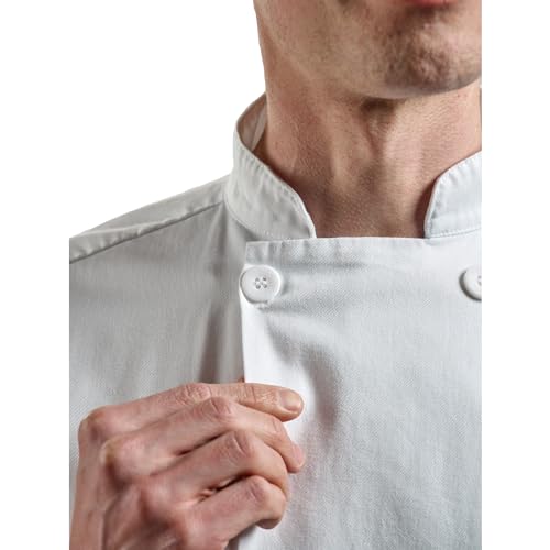 Image of Mercer Culinary Mens Unisex Chefs-jackets, White, Small US