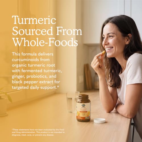 Garden of Life Organics Extra Strength Turmeric Supplement, 60 Tablets - image 3