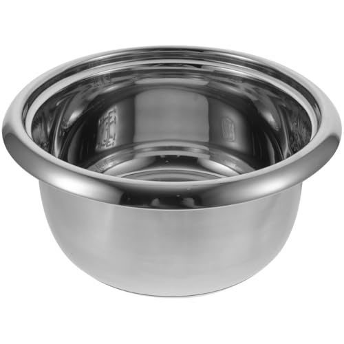PRETYZOOM Olla Arrocera Interior De Acero Inoxidable 304 De 4L Repuesto Universal para Cocina Fácil De Limpiar Y Calentar Arroz PRETYZOOM Olla Arrocera Interior De Acero Inoxidable 304 De 4L Repuesto Universal para Cocina Fácil De Limpiar Y Calentar Arroz