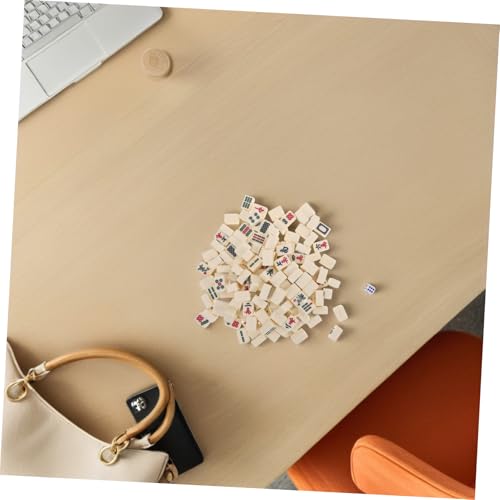 Mini Mahjong compacto y portátil para viaje y ocio miniatura 7