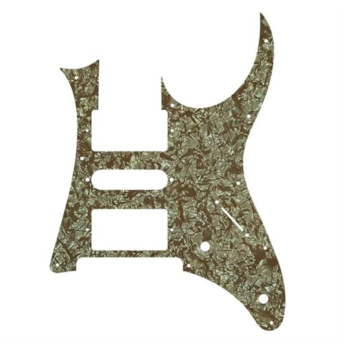 エレキギターピックガード交換パーツ エレキギター部品ピックガードハムバッカー HSH ピックアップスクラッチプレート多色オプション(Pearlescent9)