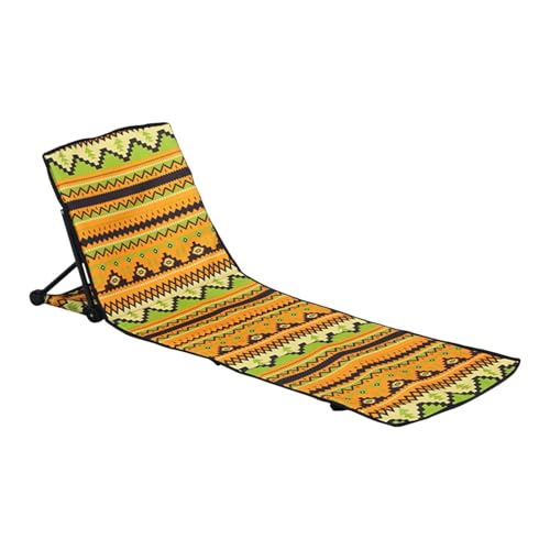 Beach Chair Lying Down - Folding Lawn Chairs For Sunbathing Waterproof - Breathable Lawn Picnic Laying Out Chair Double Use Backrest Chair