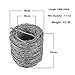 Barbed Wire 328FT (100m), 15 Gauge(1.7mm) 4 Point Barbed Wire Fence