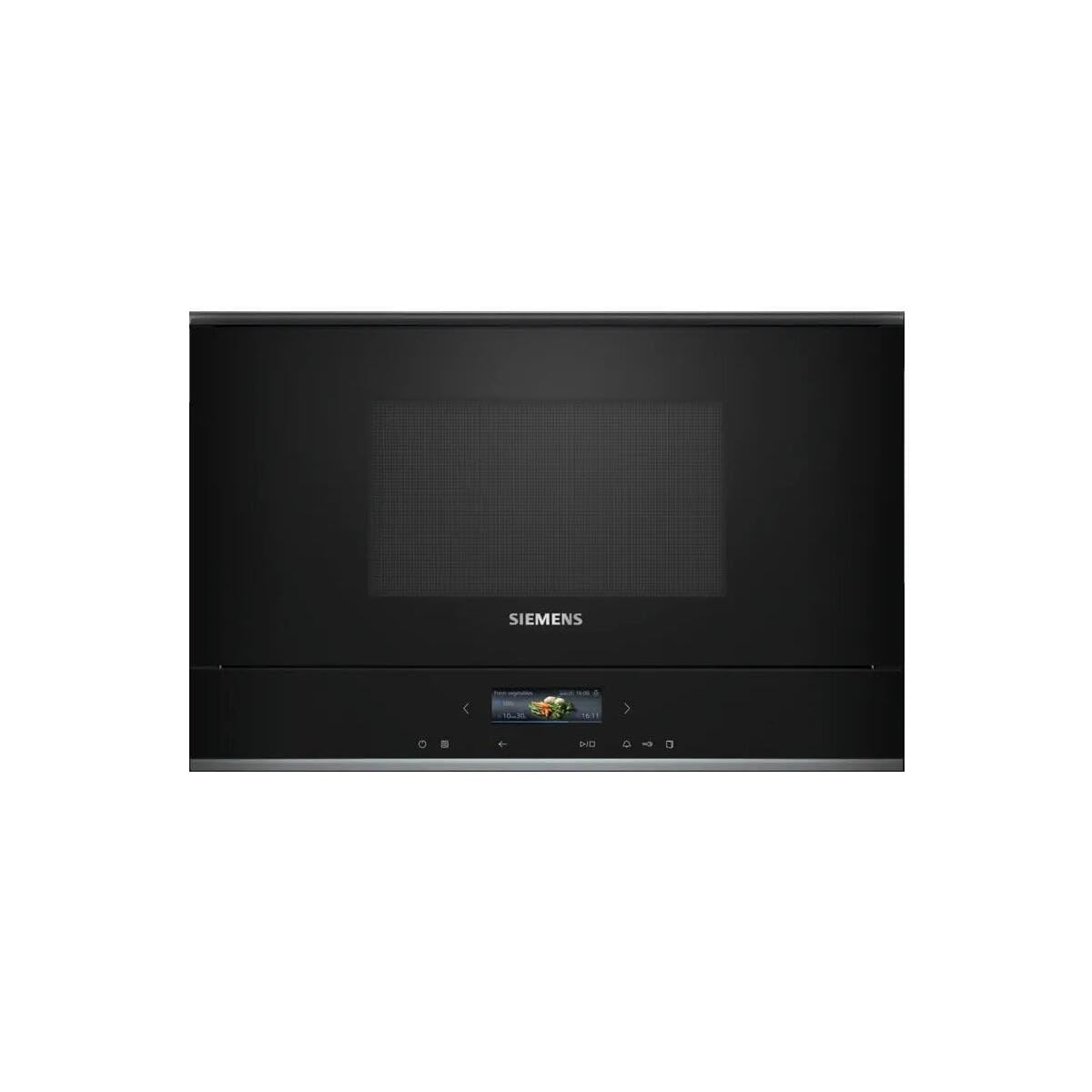 Siemens BE732L1B1 Iq700 - Microonde Da Incasso, Nero, Cookcontrol10, Programmi Automatici, Humidclean Plus, Pulizia Degli Interni, Funzione Grill, Tecnologia Inverter A Microonde-image