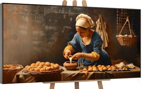 Peinture par numéro adulte femme de ménage kit complet 90x180cm