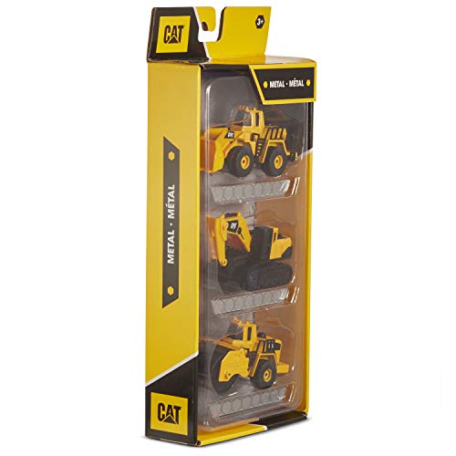 Cat 82274 Construction Toys Construction Die Cast Metal 3 Pack Vehicles - Steam Roller/Excavator/Wheel Loader thumb #2