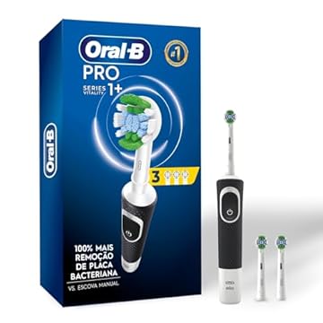 ORAL-B | Escova de Dentes Elétrica |Vitality 100 1 Unidade + Refis Precision Clean 3 Unidades 1 Kit