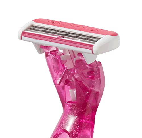 Bic Click 3 Soleil Women's Disposable Razors, 3 Blades With A Moisture Strip For A Smoother Shave, 12 Piece Razor Set #TOP5